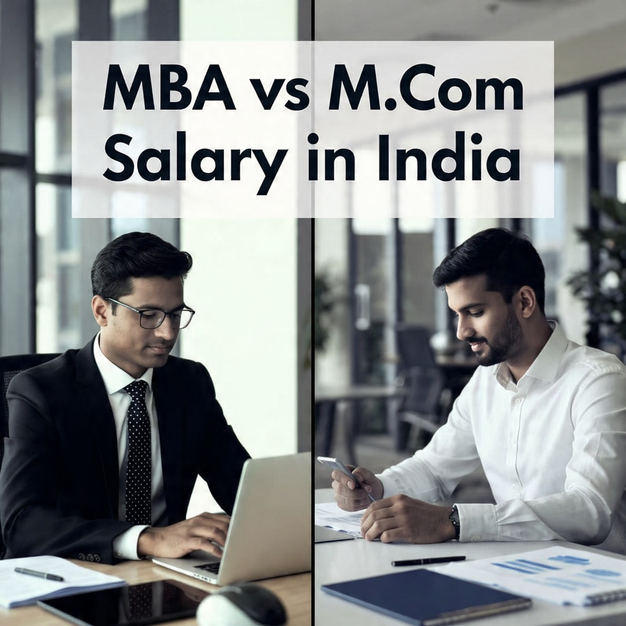 MBA vs M.Com Salary