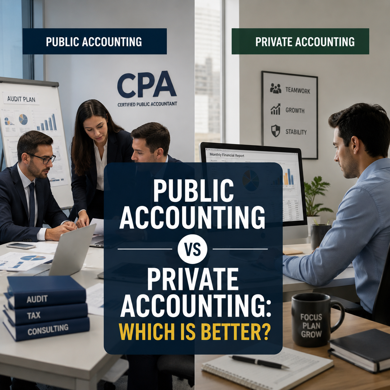 Public Accounting vs Private Accounting