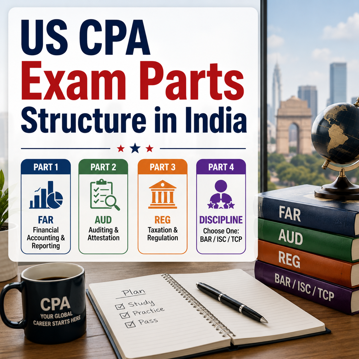 US CPA Exam Structure